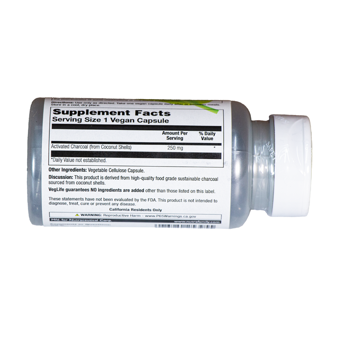 Veg Life - Vegan Charcoal 250 mg