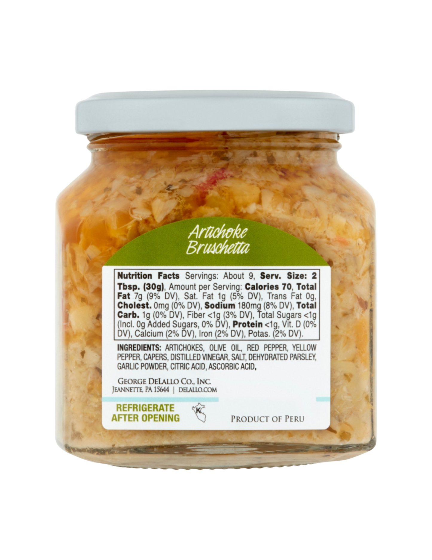 Delallo Artichoke Bruschetta