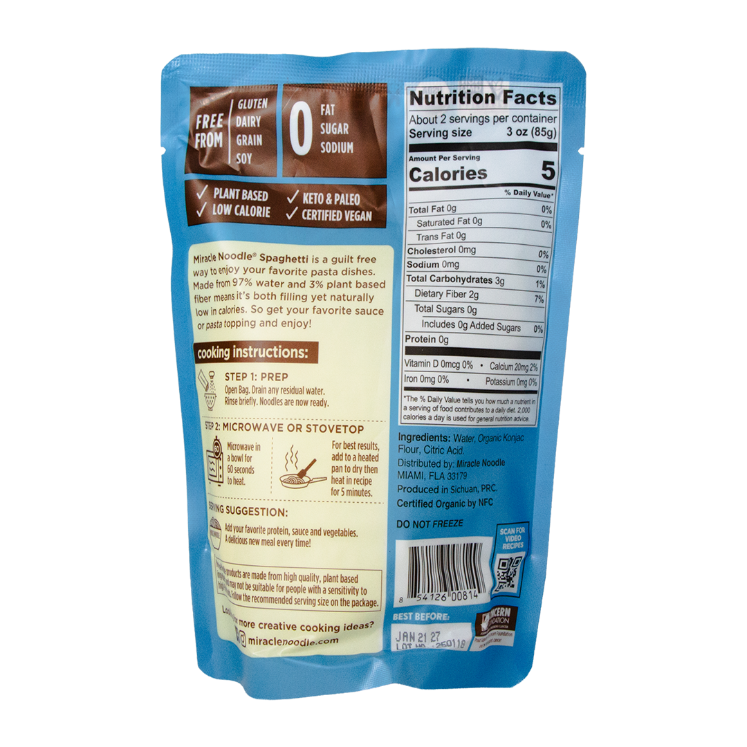 Miracle Noodle - Organic Spaghetti (7oz)