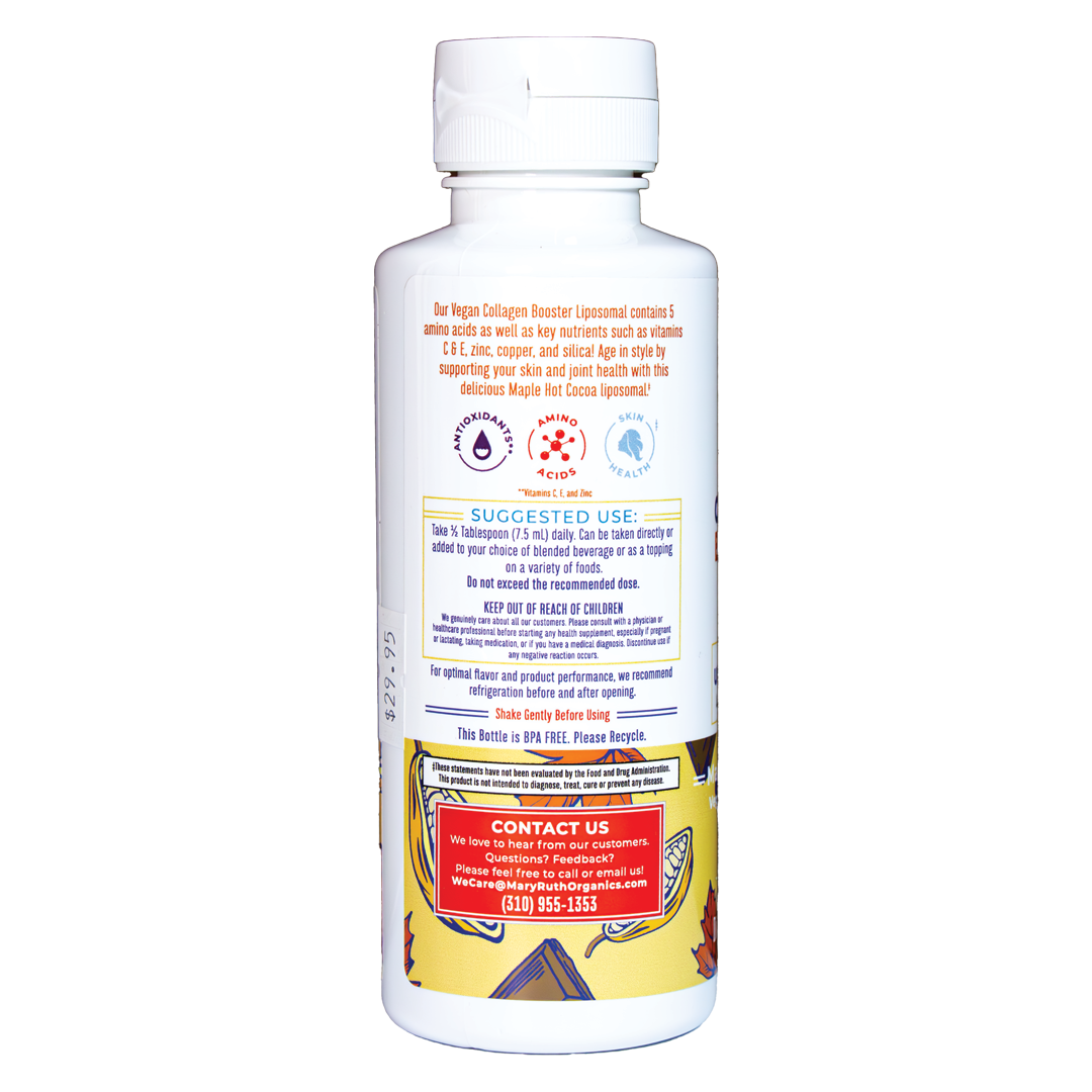 Mary Ruth's - Vegan Collagen Booster Liposomal - Maple Hot Cocoa