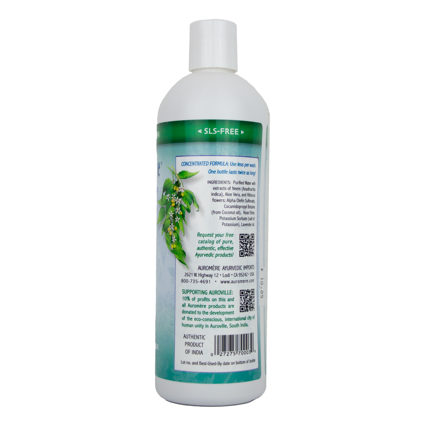 Auromere - Shampoo de Aloe Vera-Neem