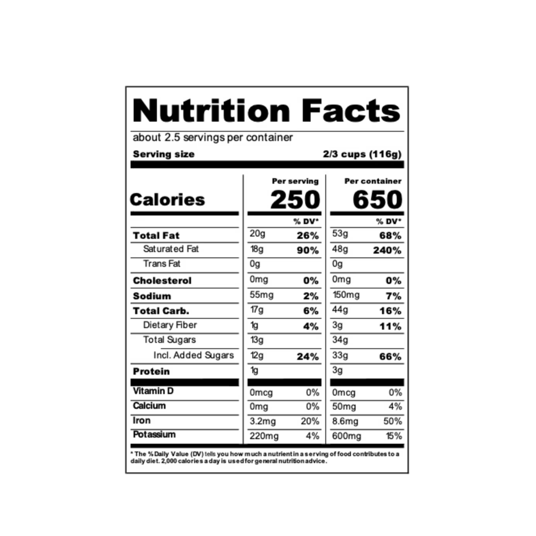 Cosmic Bliss - Madagascar Vanilla Bean (1 Pint) (Store Pick - Up Only)