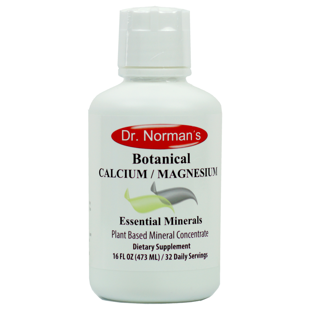 Dr. Norman's Essential Minerals Botanical Calcium y Magnesium (16 oz