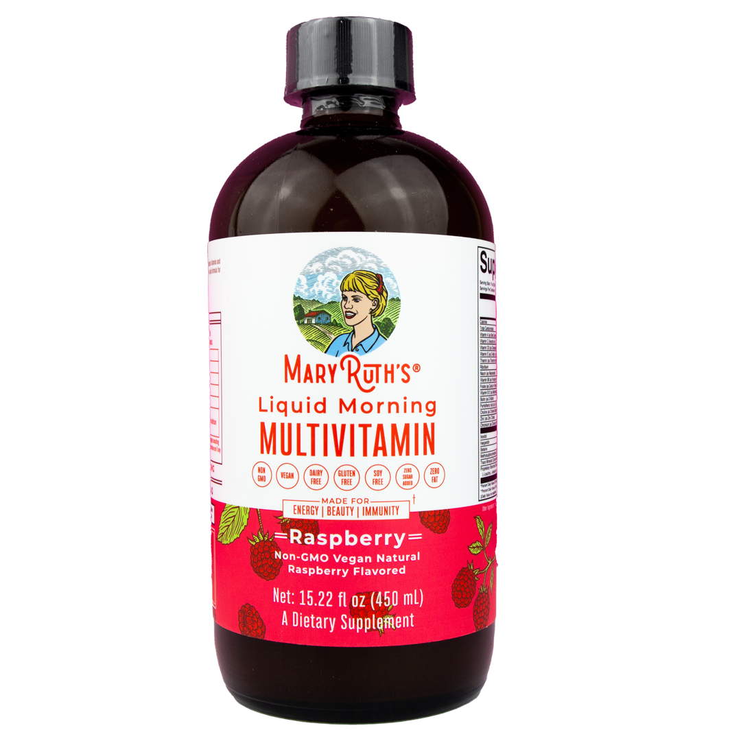 Mary Ruth Liquid Morning Multivitamin in Raspberry Flavor (15.22 oz
