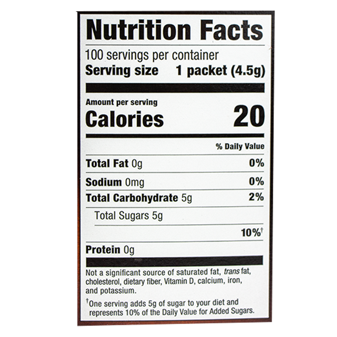 Sugar in the Raw 100 Packets (16 oz.)