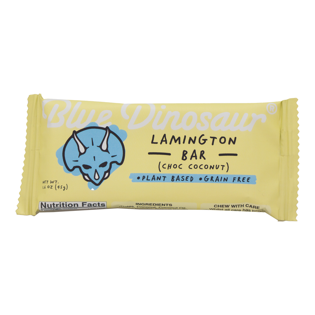 Blue Dinosaur Plant Based Bars