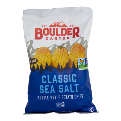 Boulder Canyon - Classic Sea Salt - Kettle Style Chips (6.5 oz)