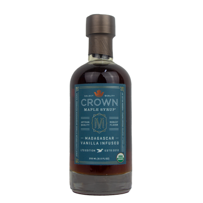 Crown Maple Syrup - Madagascar Vanilla Infused (8.5 oz) - Store Pick-Up Only