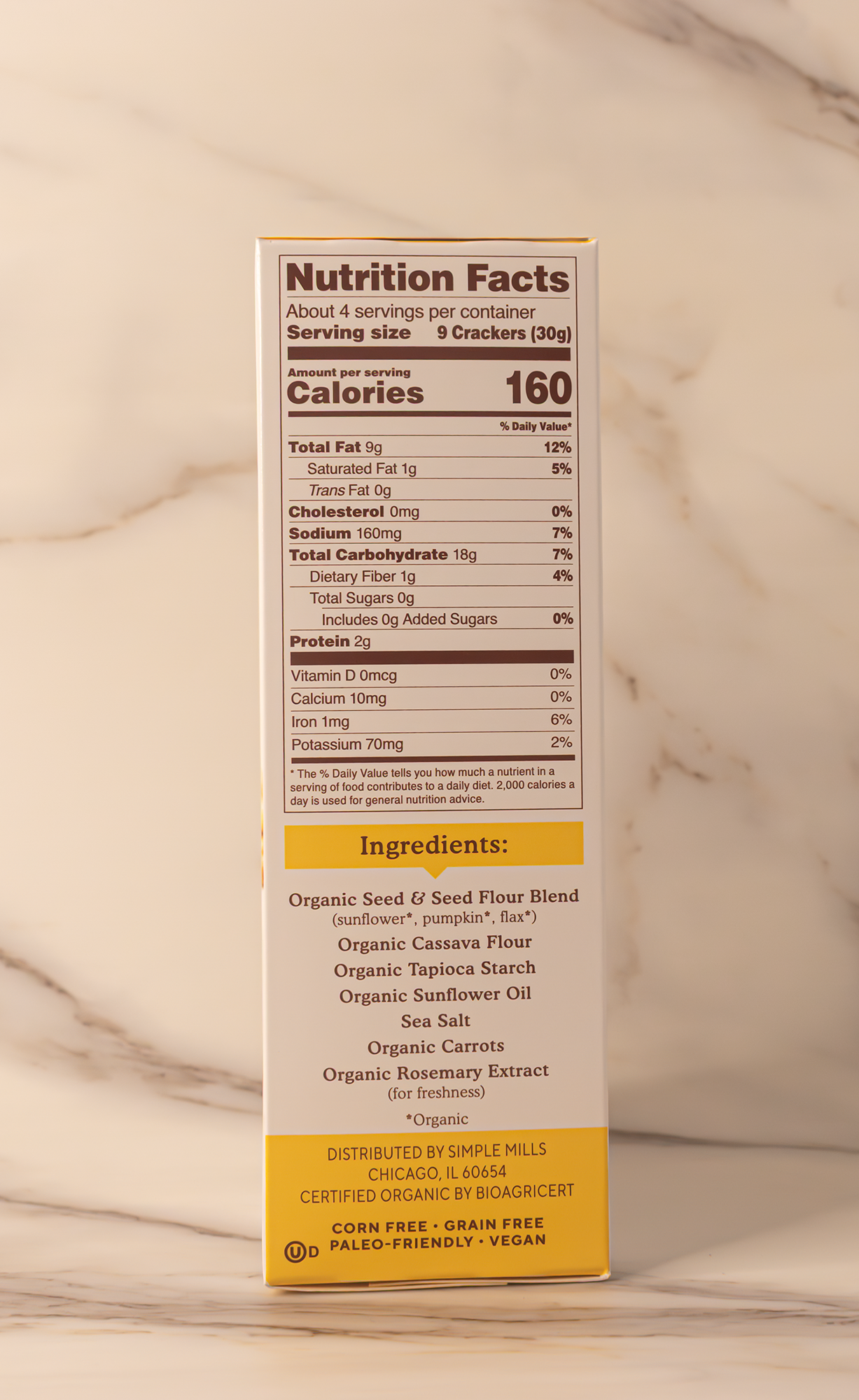 Simple Mills - Seed Flour Original Crackers