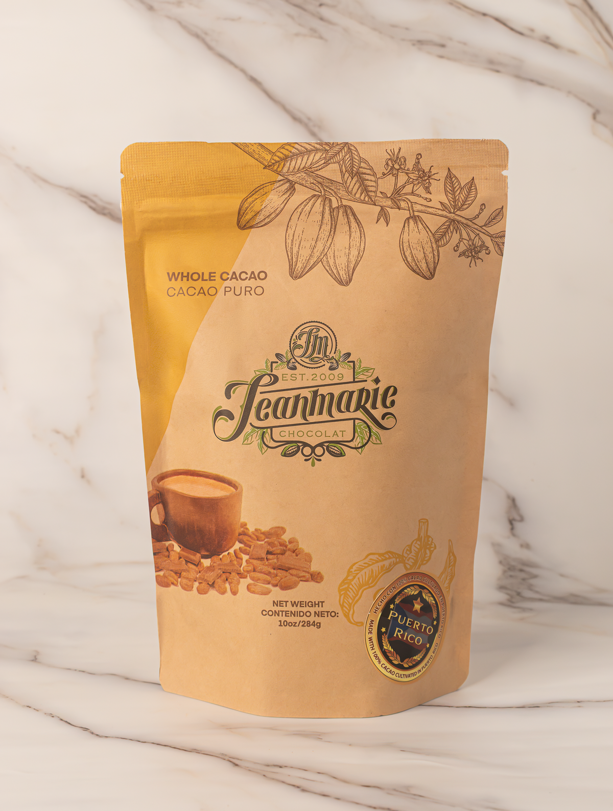 Chocolate en Polvo Jeanmarie - Cacao Puro (10 oz)