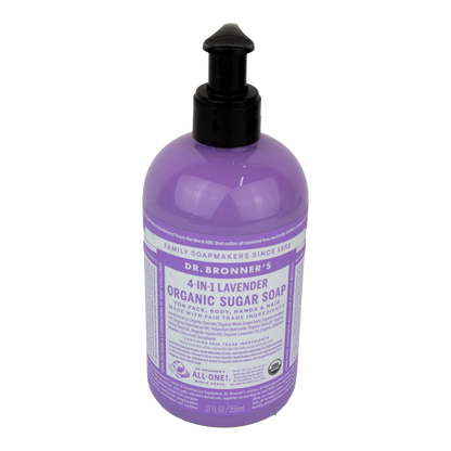 Dr. Bronner's - 4 in 1 - Lavender Sugar Soap - (12 oz)