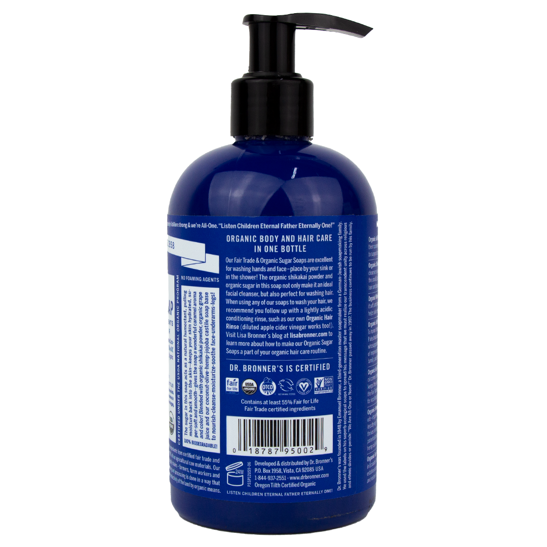 Dr. Bronner's - 4 in 1 - Peppermint Sugar Soap - (12 oz)