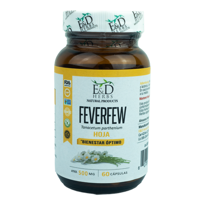 E&D Herbs - Feverfew 250 mg