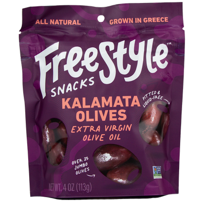 Freestyle Snacks - Kalamata Olives in Extra Virgin Olive Oil