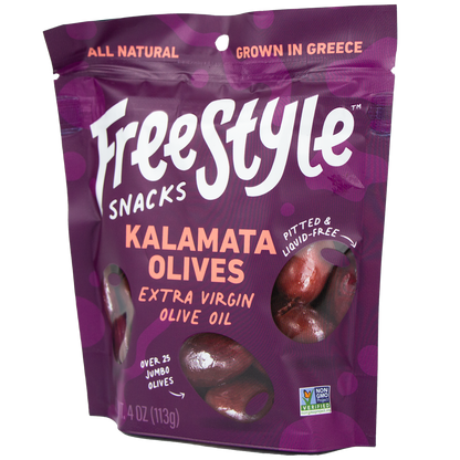 Freestyle Snacks - Kalamata Olives in Extra Virgin Olive Oil