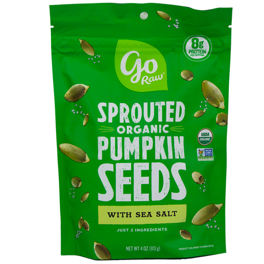 Go Raw - Sprouted Organic Pumpkin Seeds - Sea Salt