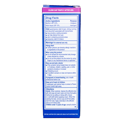 Earth's Care - Hemorrhoid Relief Cream