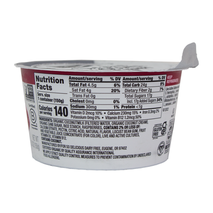 So Delicious - Raspberry Coconut Milk Yogurt (In Store Pickup Only)