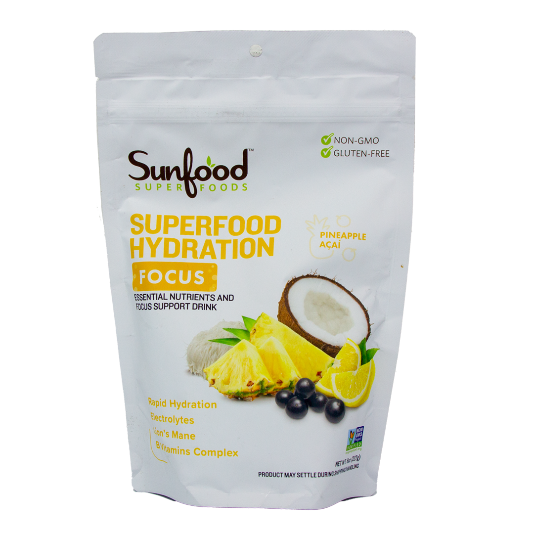 Sunfood Superfoods- Superfood Hydration - Pineapple Acai