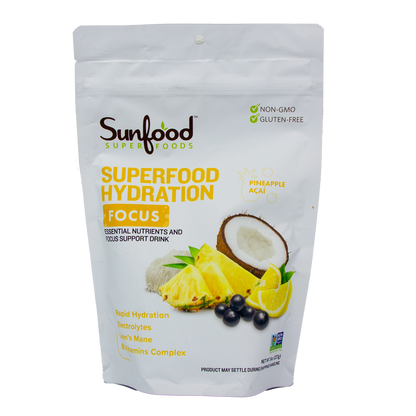 Sunfood Superfoods- Superfood Hydration - Pineapple Acai