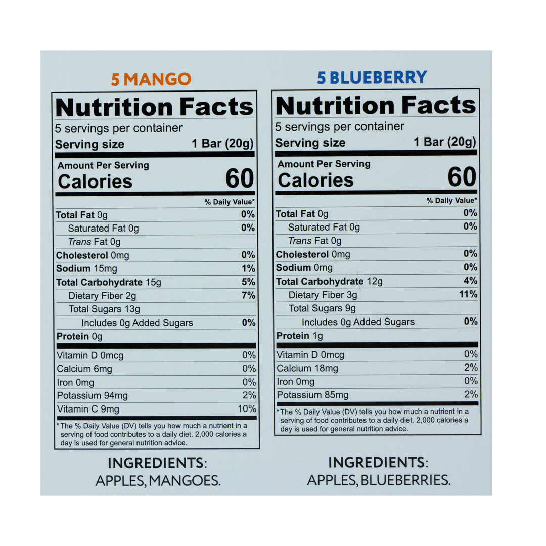 That's It - Mango and Blueberry Mini Bars-Pack of 10