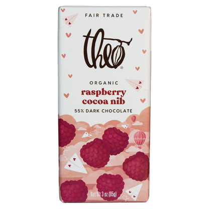 Theo's - Raspberry Cocoa Nib  55% Dark Chocolate