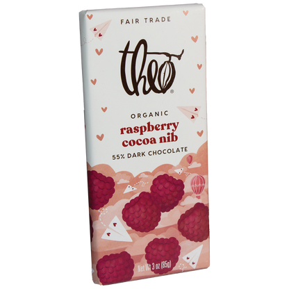 Theo's - Raspberry Cocoa Nib  55% Dark Chocolate