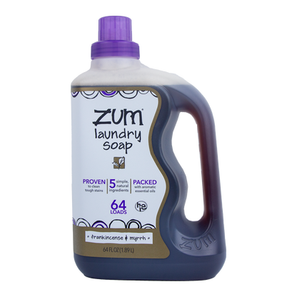 Zum Laundry Soap - Frankincense & Myrrh (64 oz) - (Store Pick -Up Only)