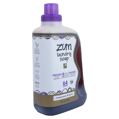 Zum Laundry Soap - Frankincense & Myrrh (64 oz) - (Store Pick -Up Only)