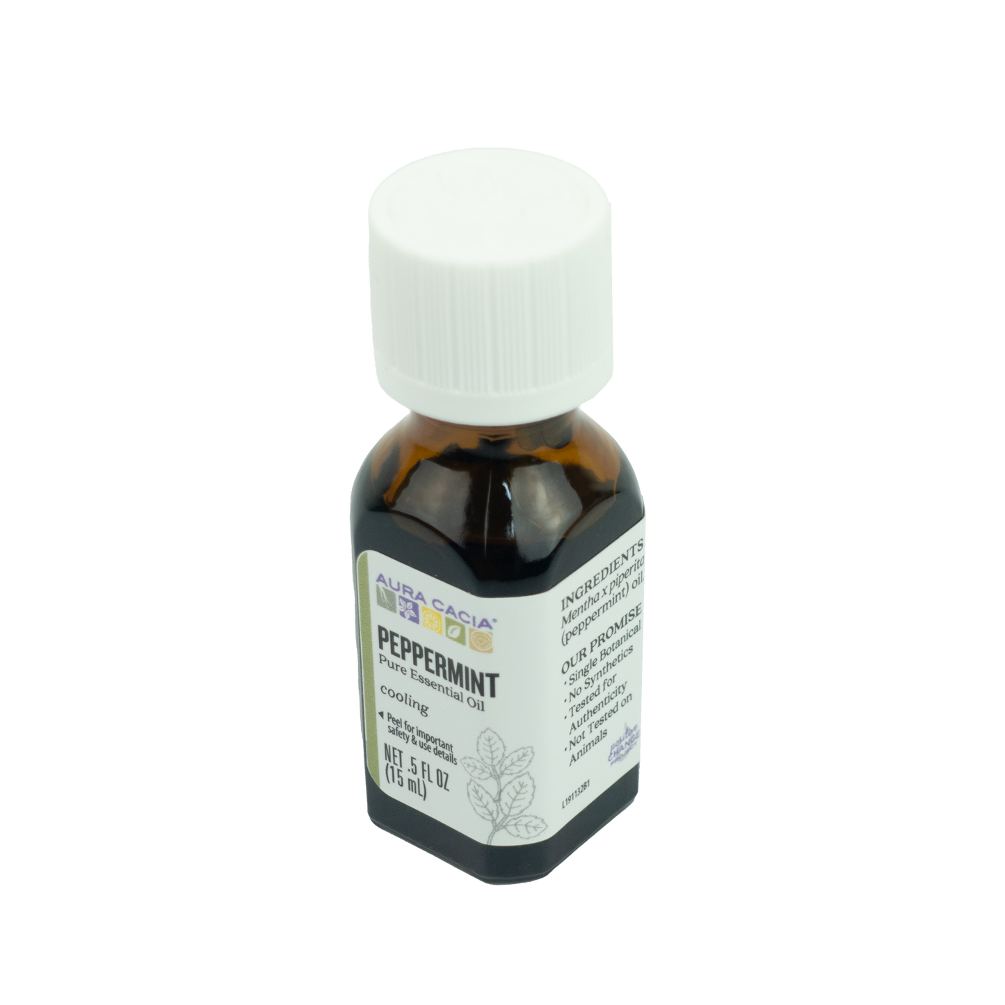Aura Cacia - Peppermint Essential Oil (0.5 oz.)