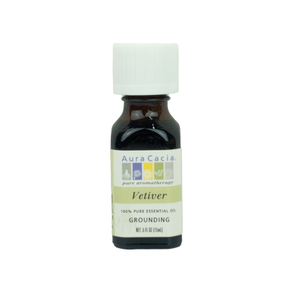 Aura Cacia - Vetiver Essential Oils (0.5 oz)