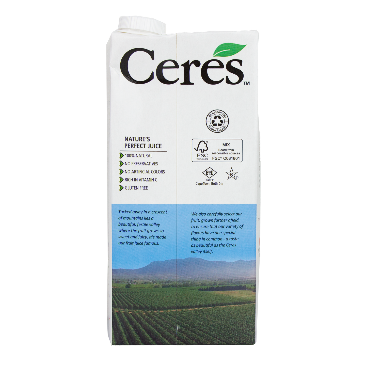 Ceres 100% Juice Blend - Peach