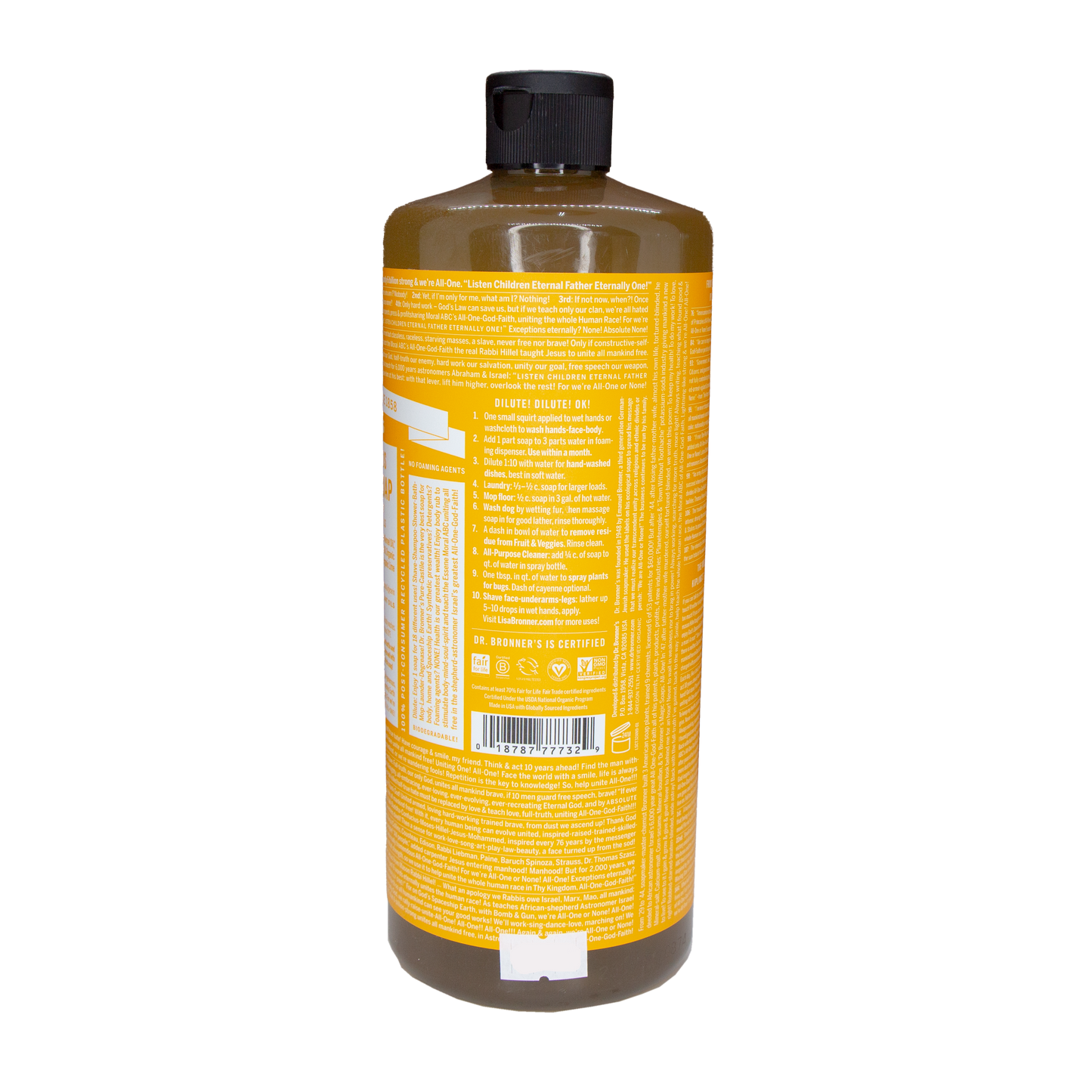 Dr. Bronner's - 18 in 1 Hemp Citrus Soap - (32 oz)