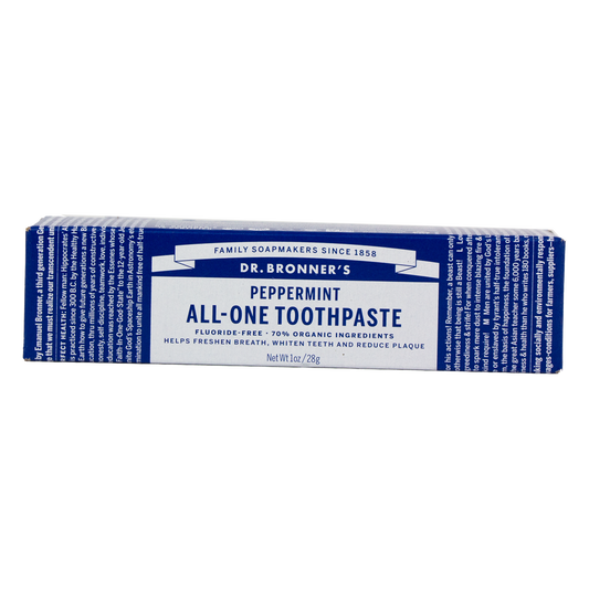 Dr. Bronners All One Toothpaste - Peppermint (1oz)