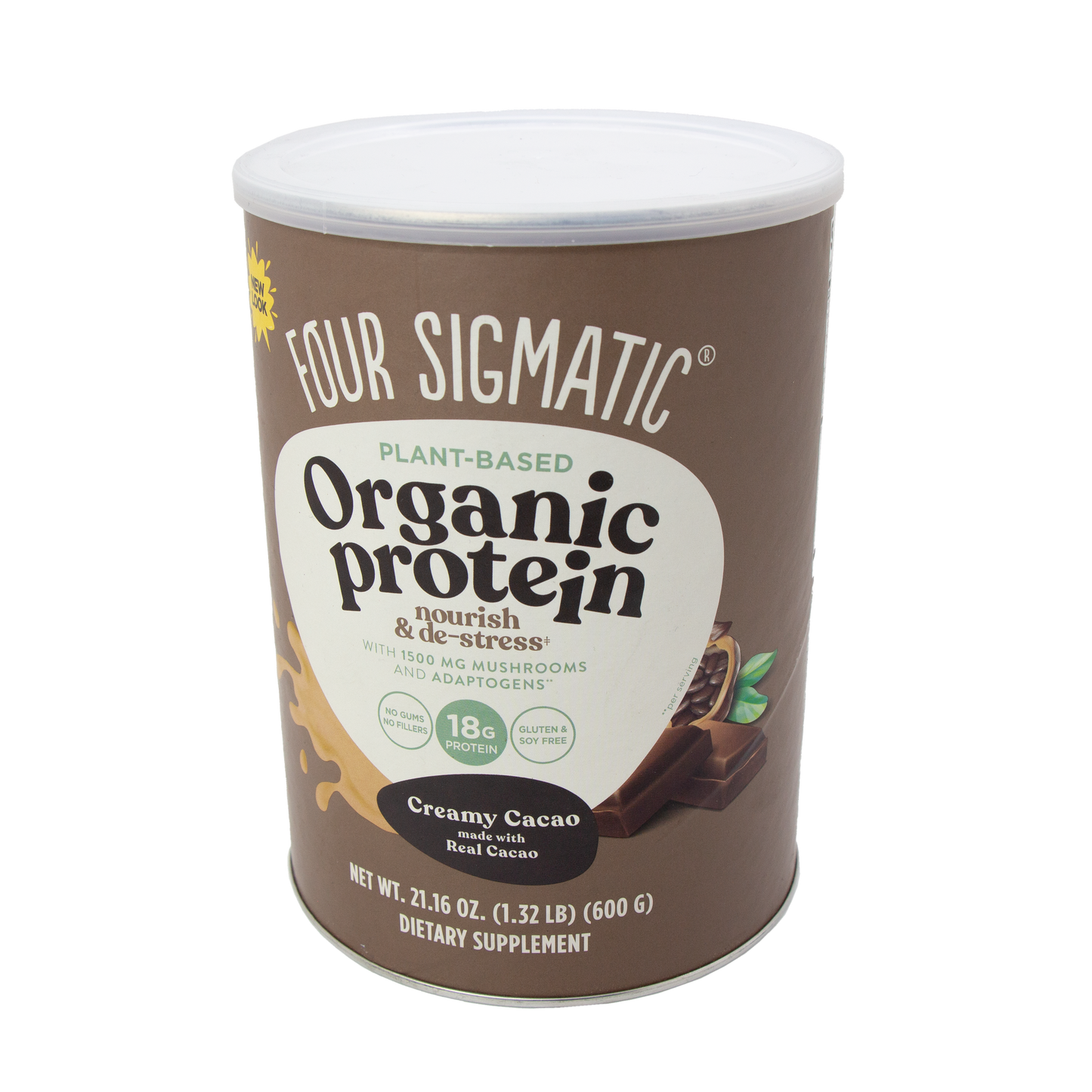 Four Sigmatic - Organic Protein Creamy Cocoa - Nourish  & De-Stress