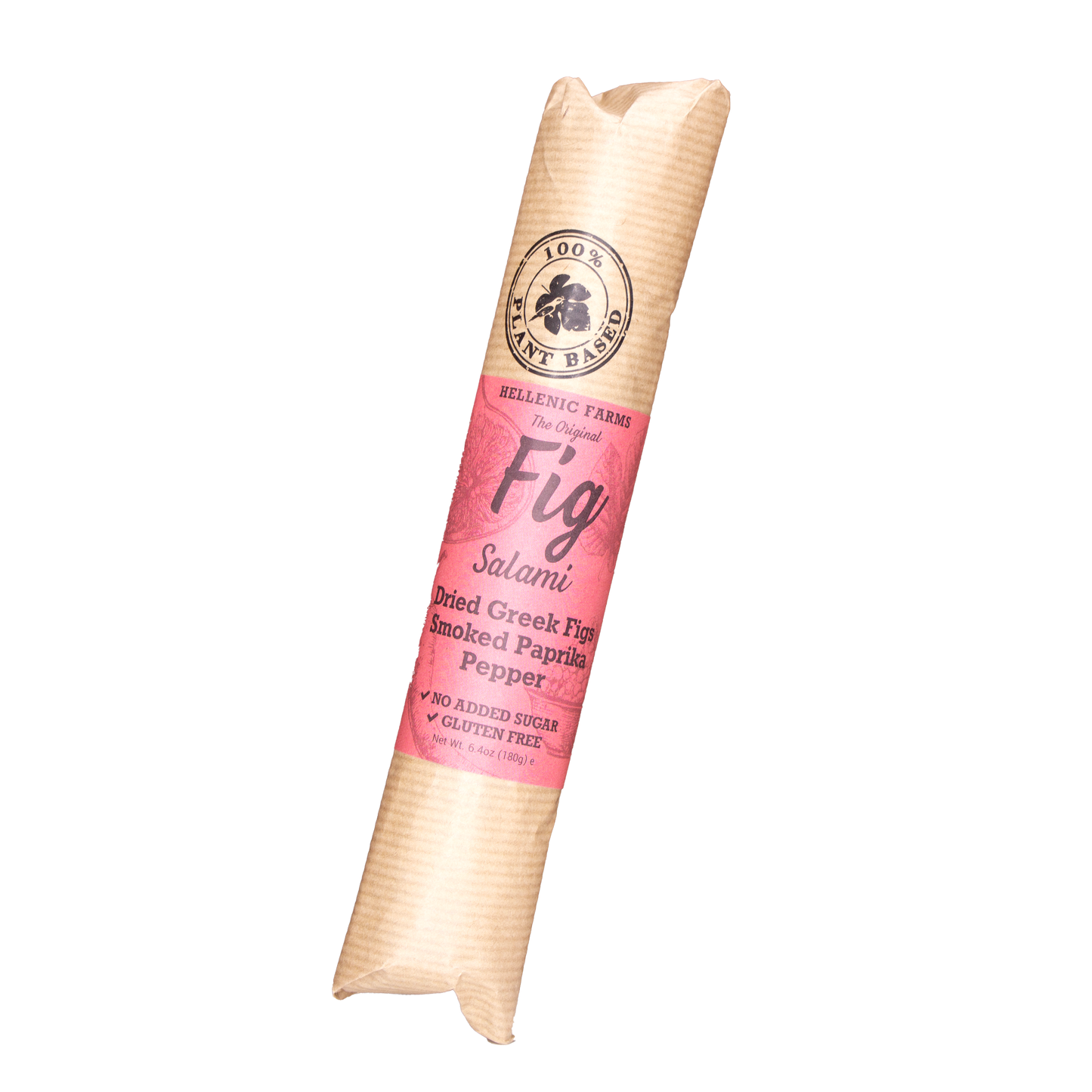 Hellenic Farms - Fig Salami with Dried Greek Figs Smoked Paprika Pepper
