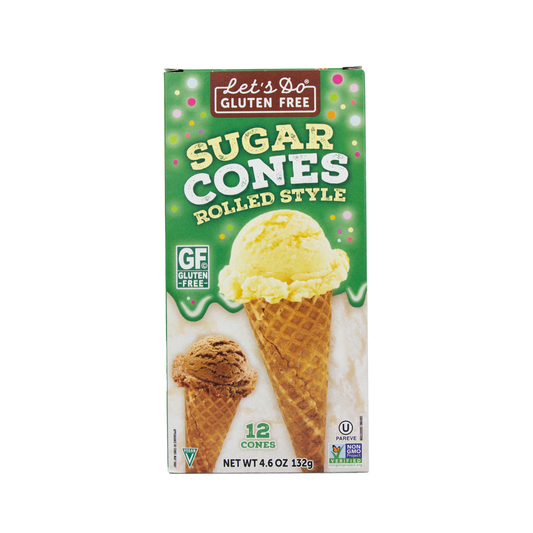 Let's Do Gluten Free Sugar Cones Rolled Style