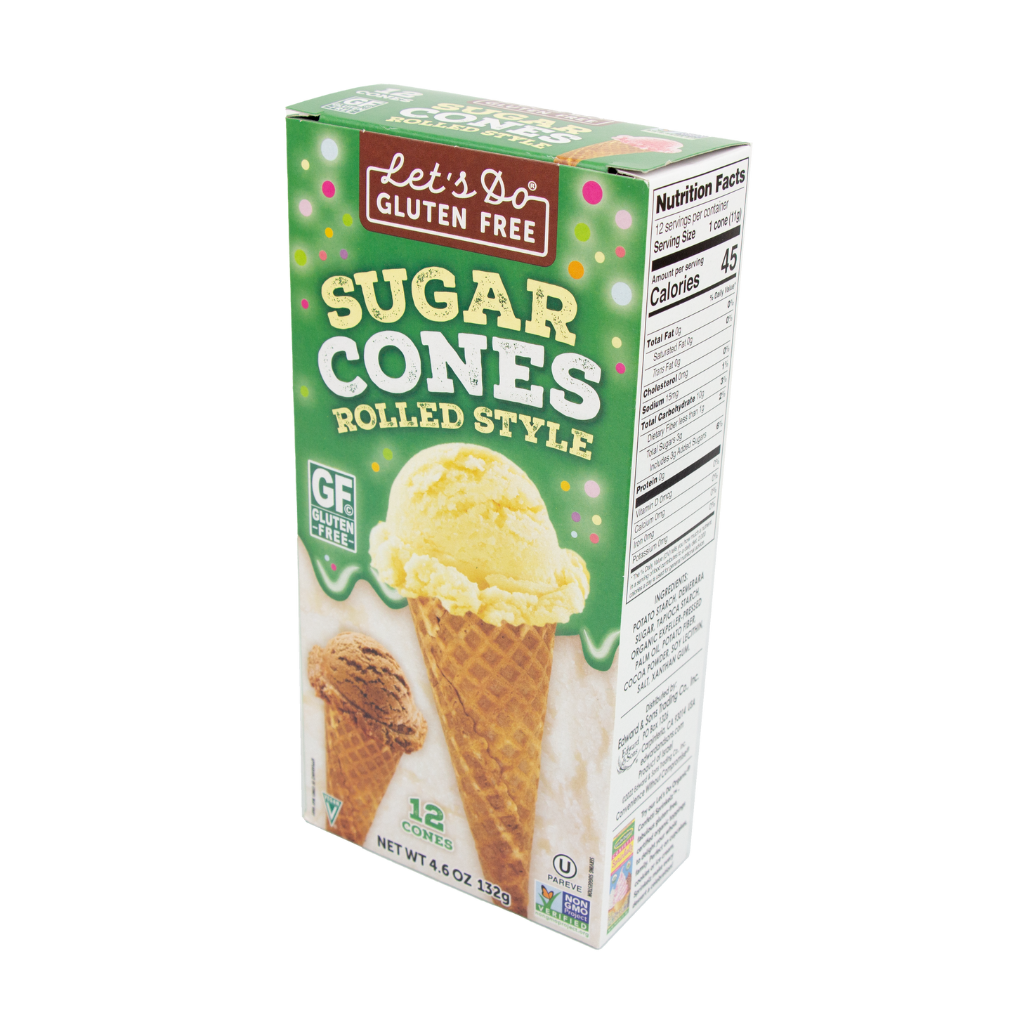 Let's Do Gluten Free Sugar Cones Rolled Style