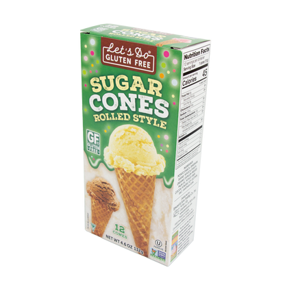 Let's Do Gluten Free Sugar Cones Rolled Style