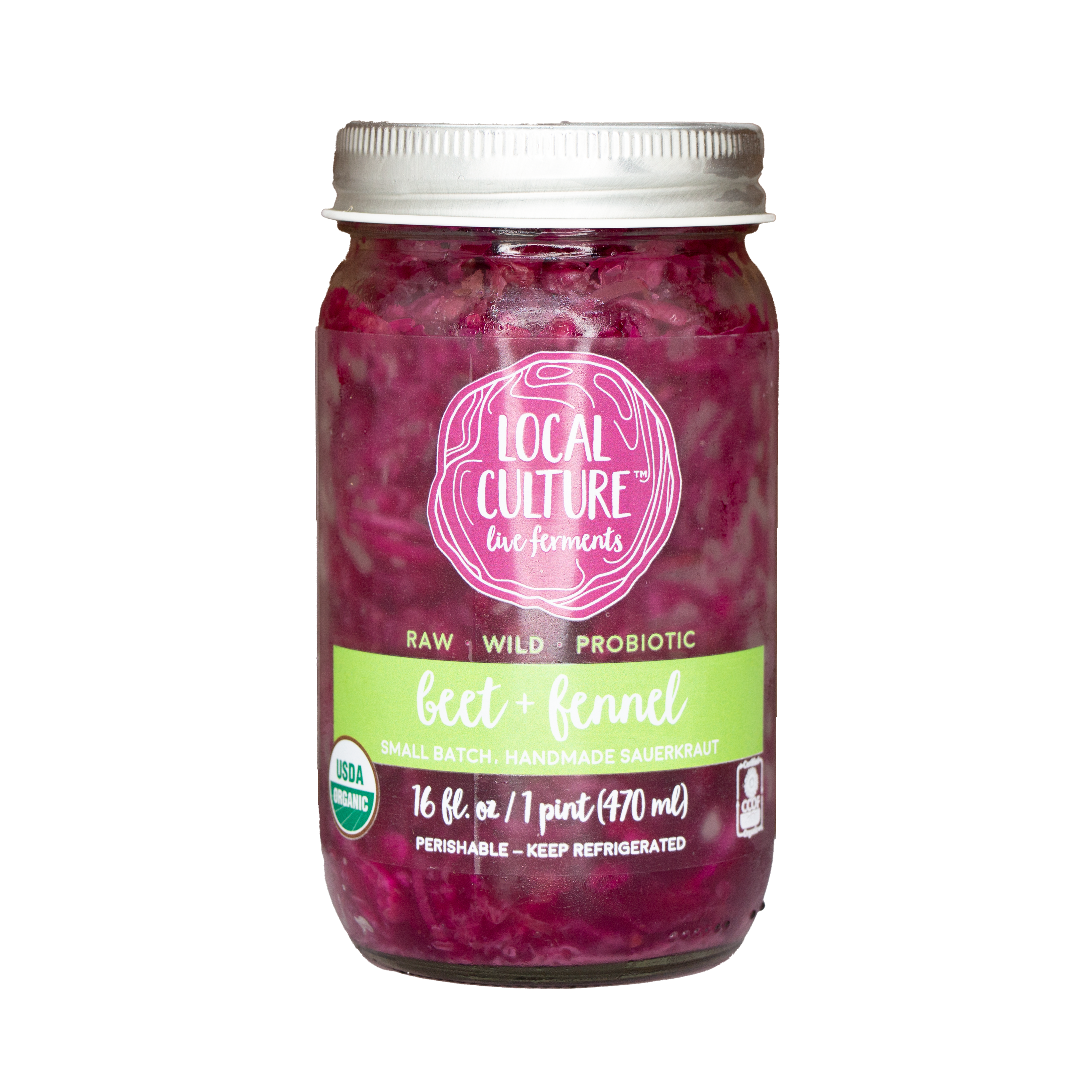Local Cultura Ferments - Sauerkraut Beet & Fennel (Store Pick-Up Only ...