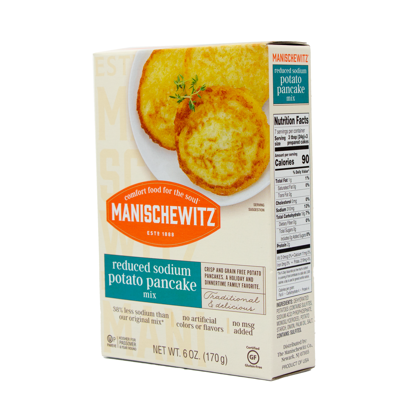 Manischewitz - Potato Pancakes Mix Reduced Sodium