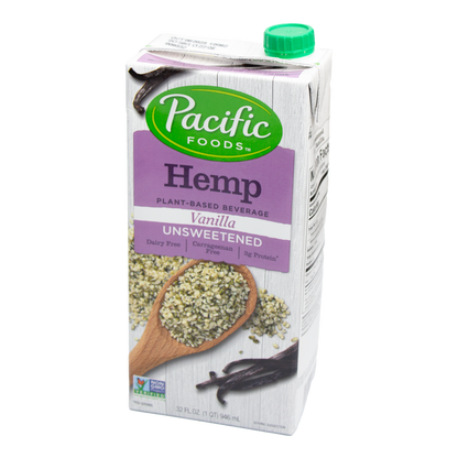 Pacific Foods - Hemp Milk - Vanilla Unsweetened (32 oz)