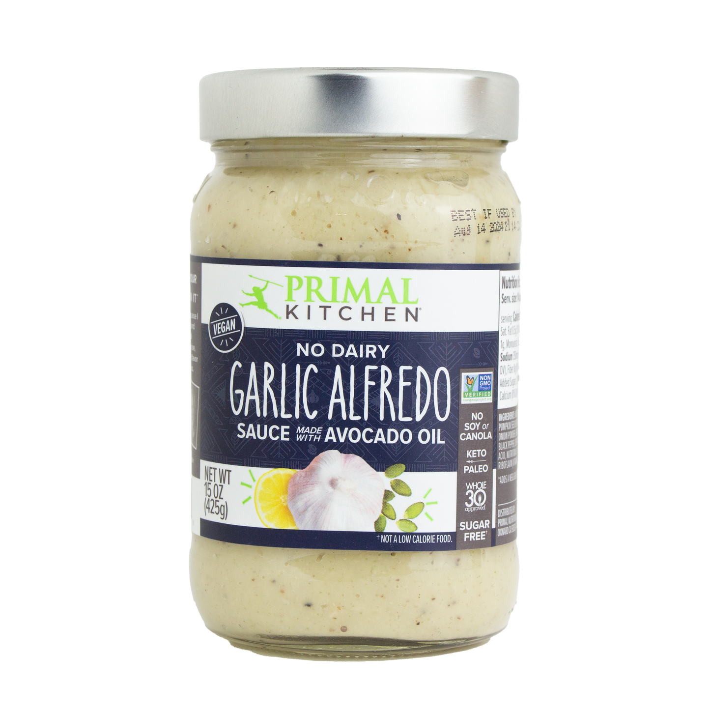 Primal Kitchen - No Dairy Garlic Alfredo Sauce Made with Avocado Oil