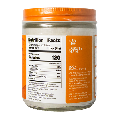 Dignity Made - Raw Coconut Oil