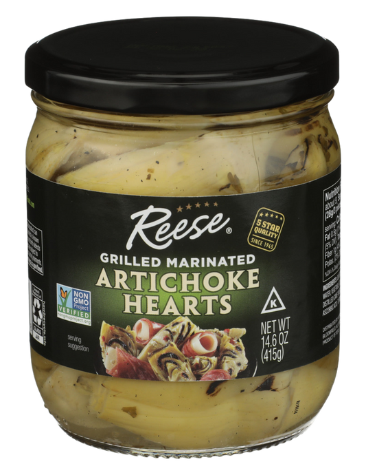 Reese - Grilled Marinated Artichoke Hearts