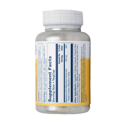 Solaray - Magnesium (Amino Acid Chelate) 200 MG