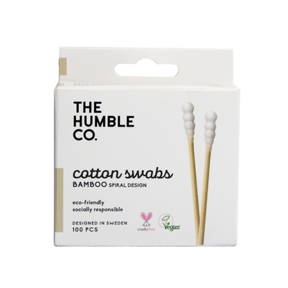 The Humble Co. - Cotton Swabs Bamboo Spiral Design