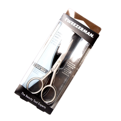 Tweezerman - Moustache Scissors and Comb Model