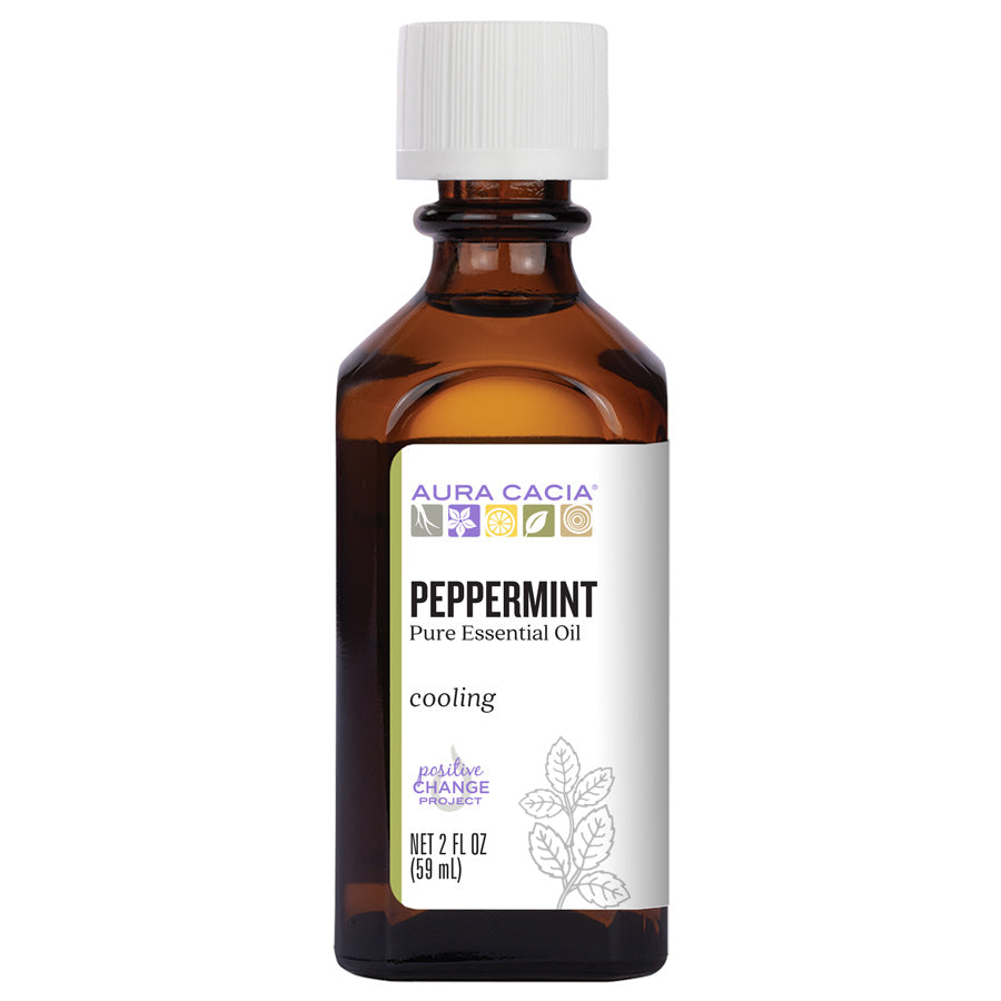 Aura Cacia -  Peppermint Essential Oil (2.0 oz.)