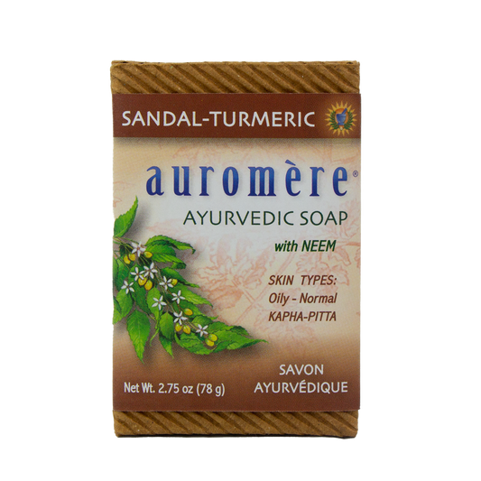 Auromere- Ayurvedic Bar Soap Sandalwood-Turmeric